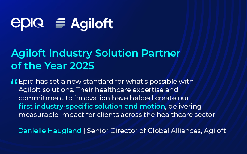 Read announcement: Epiq named 2025 Agiloft Industry Solution Partner of the Year