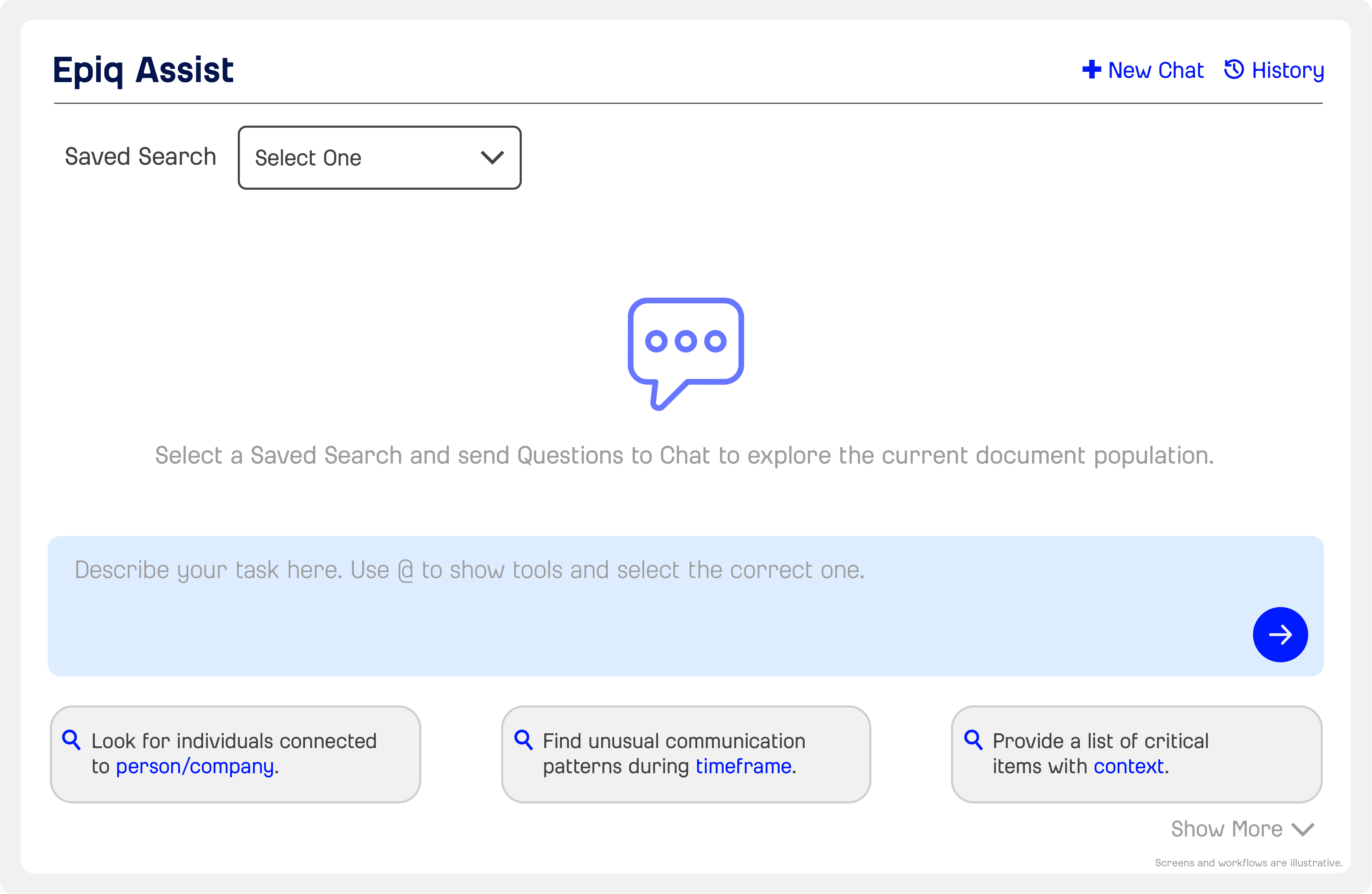 Epiq Assist interface