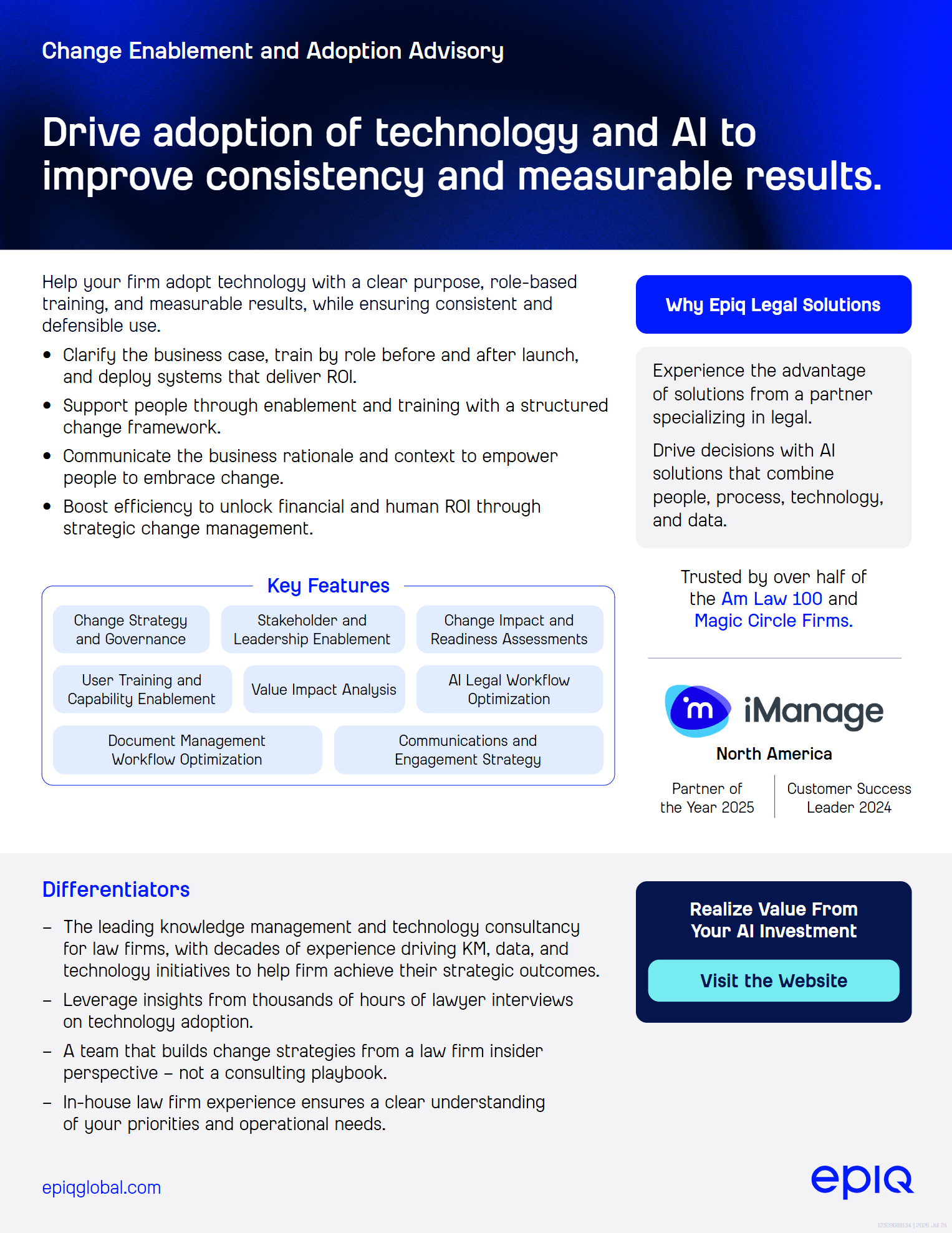 Change Enablement and Adoption Advisory Solution Brief