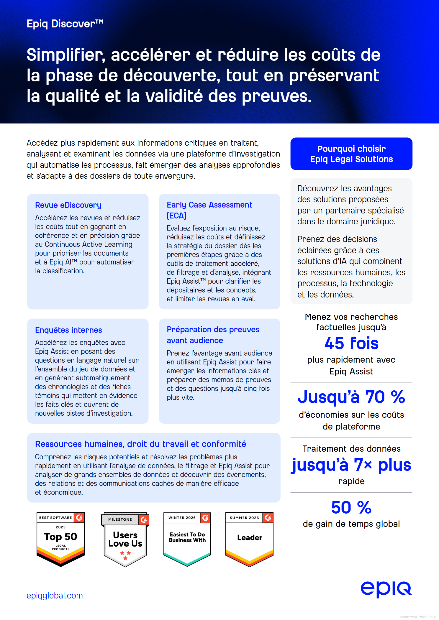 Epiq Discover Solution Brief