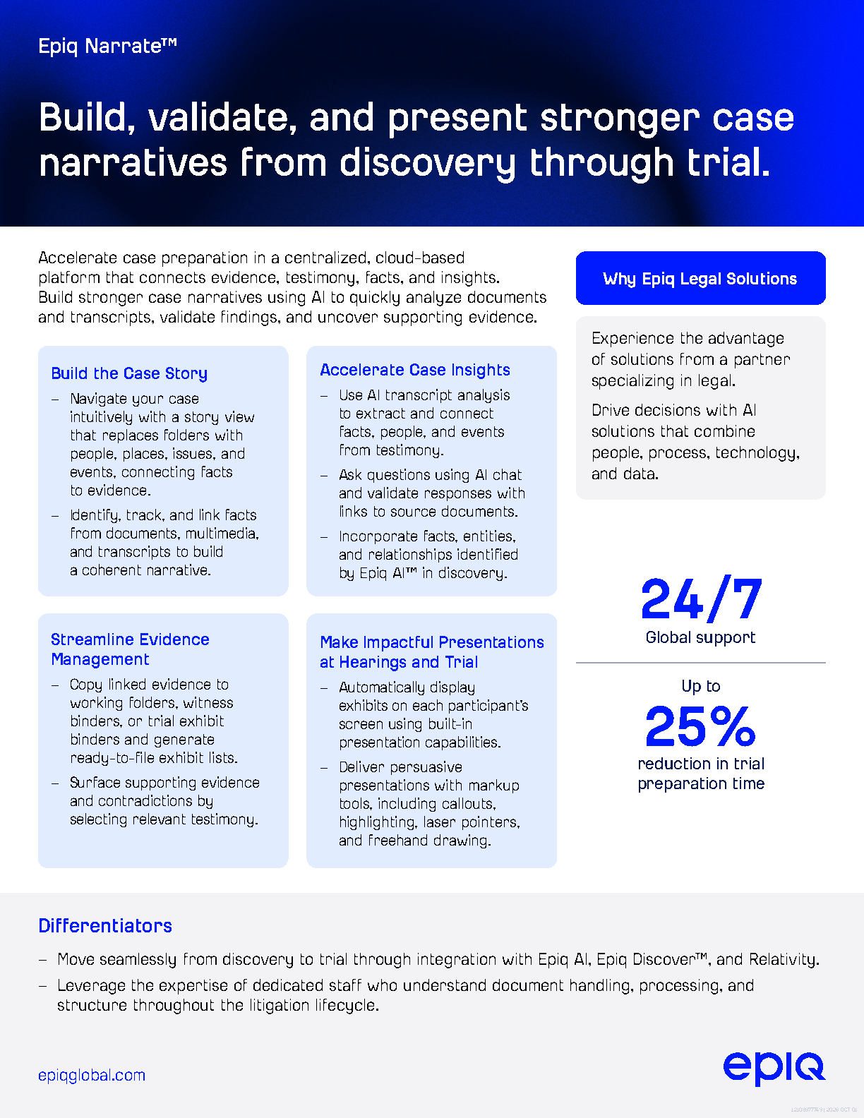 Epiq Narrate Solution Brief