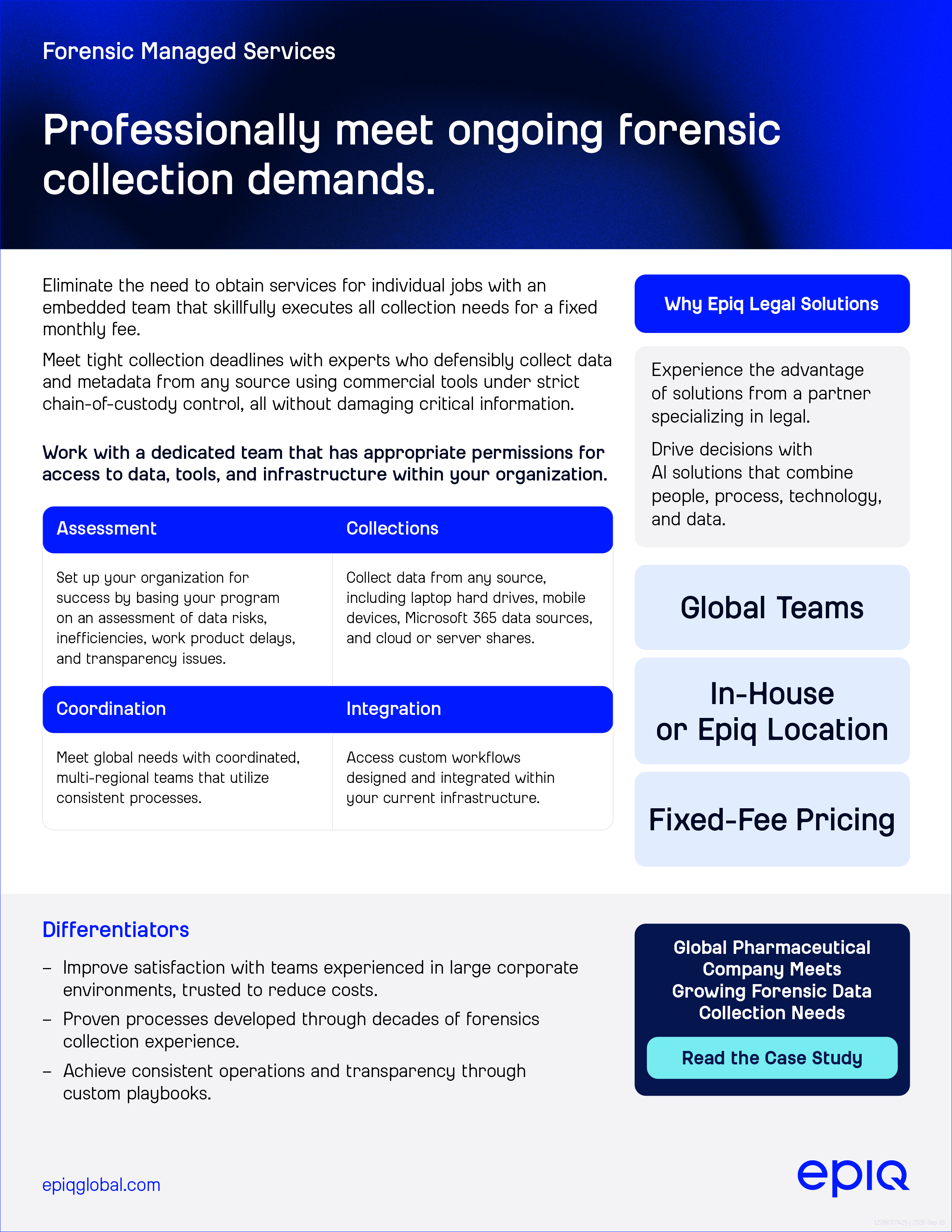 Forensic Managed Services Solution Brief