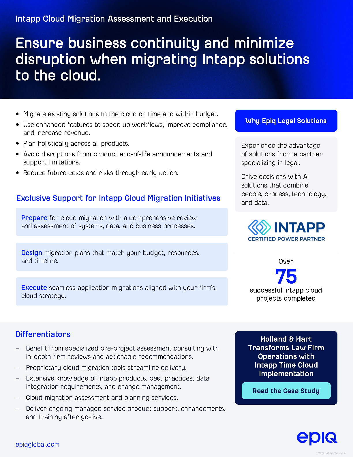Intapp Intake and Conflicts Consulting Solution Brief