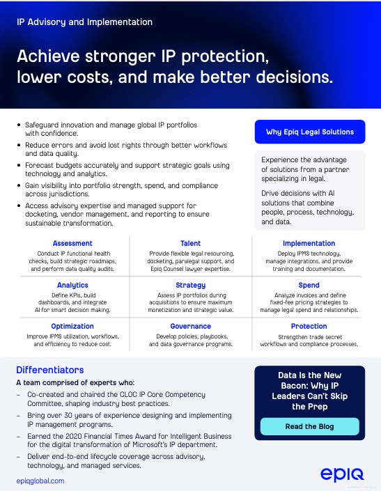 Solution Brief IP Advisory and Implementation