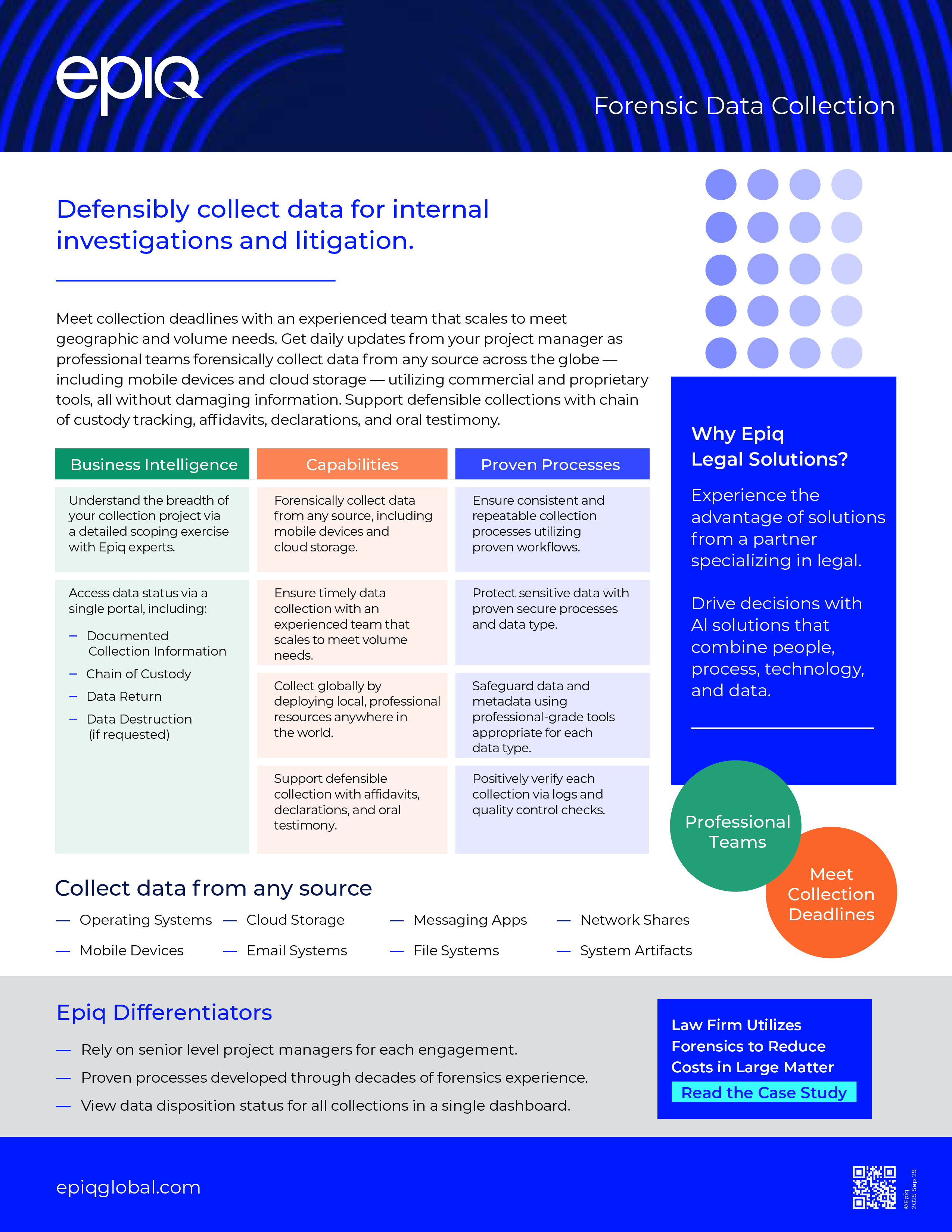 Forensic Data Collection Solution Brief