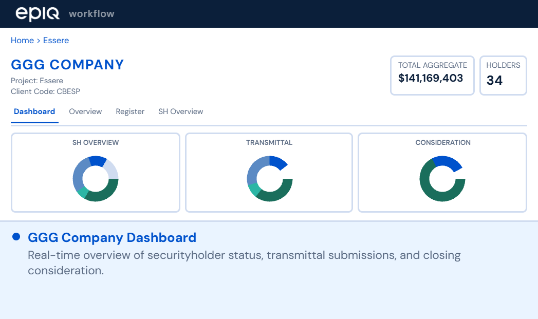 Epiq Assist natural language request interface