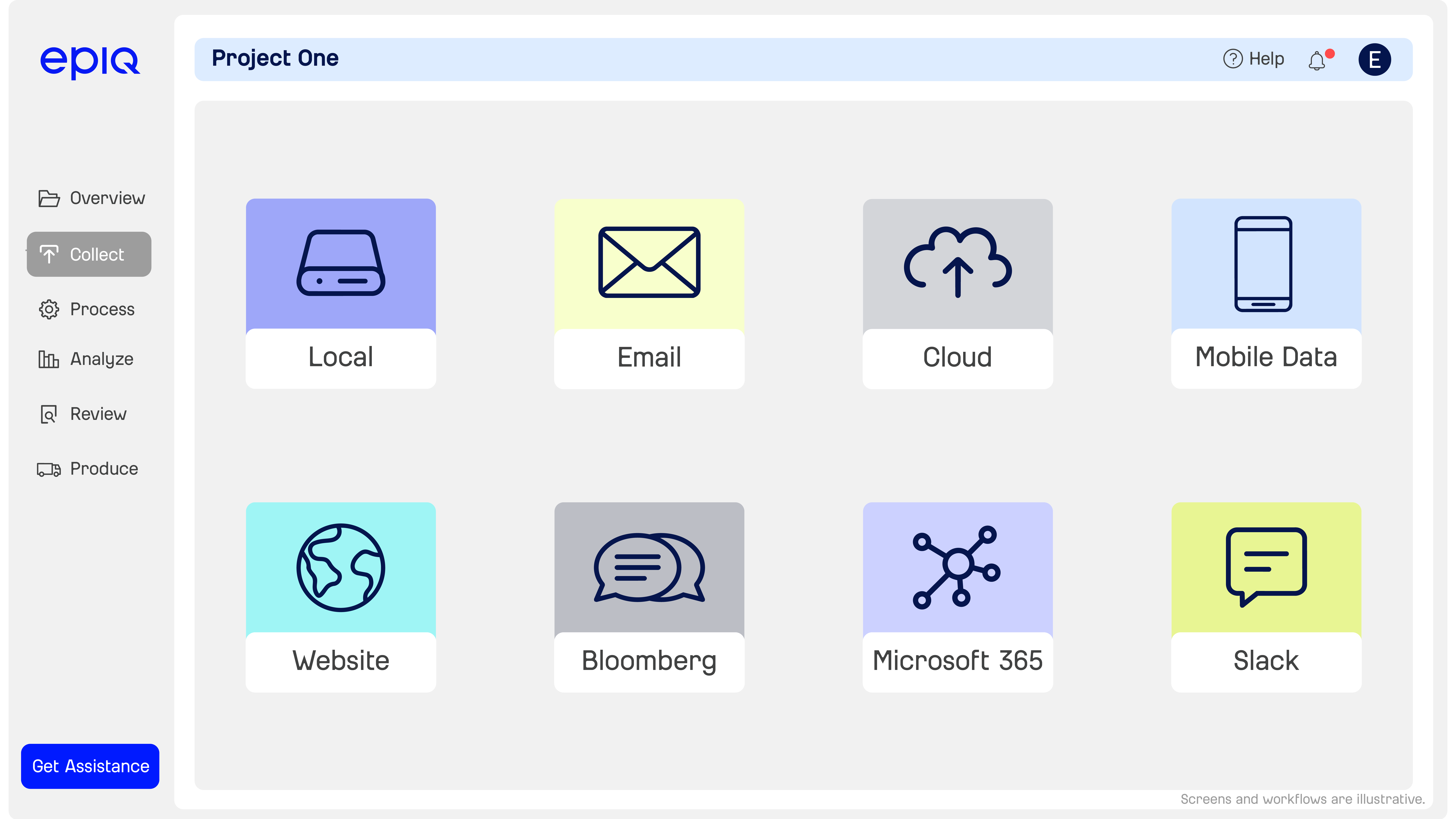 Epiq Discover Collection Sources