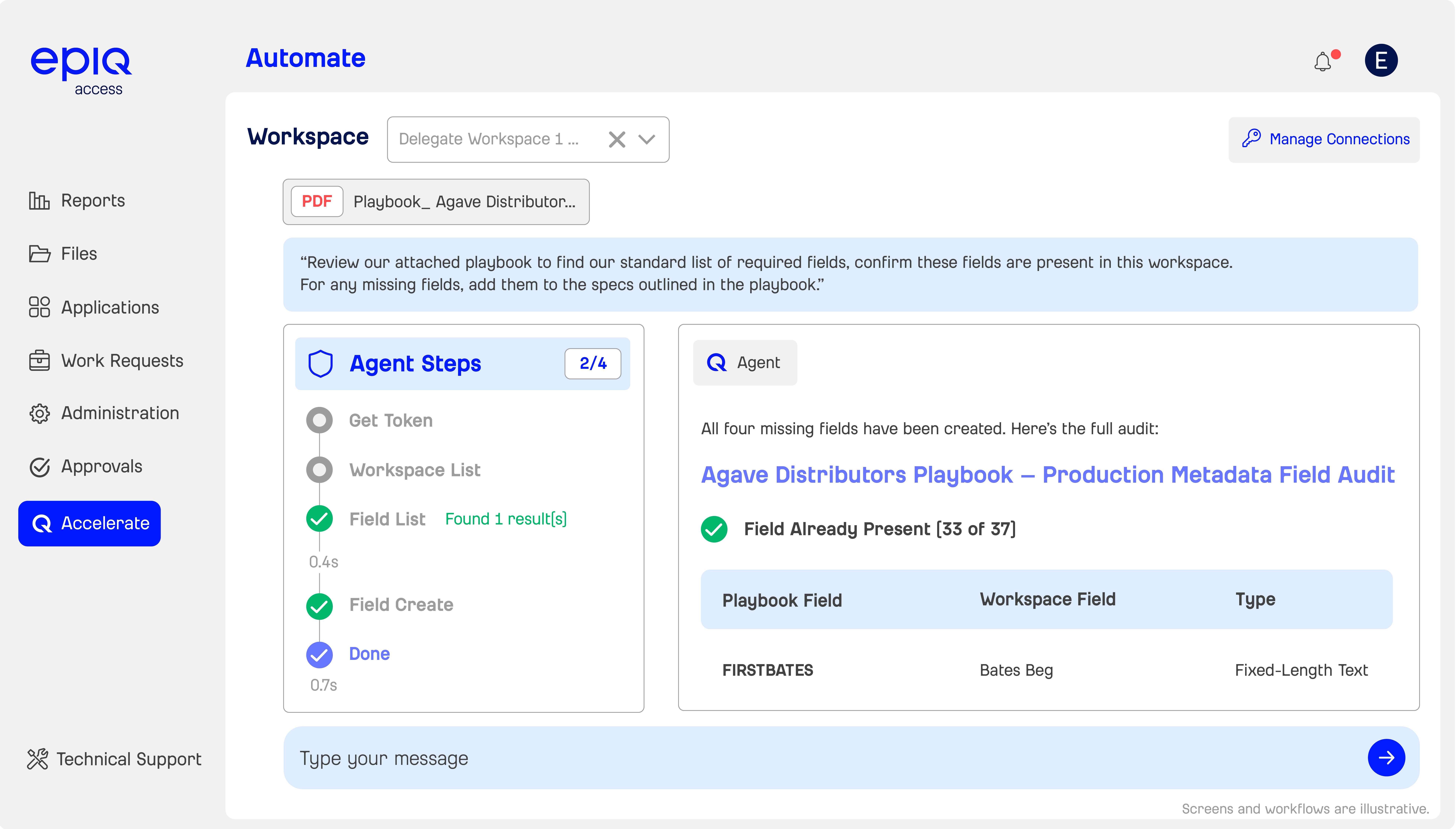 Epiq Automate Example