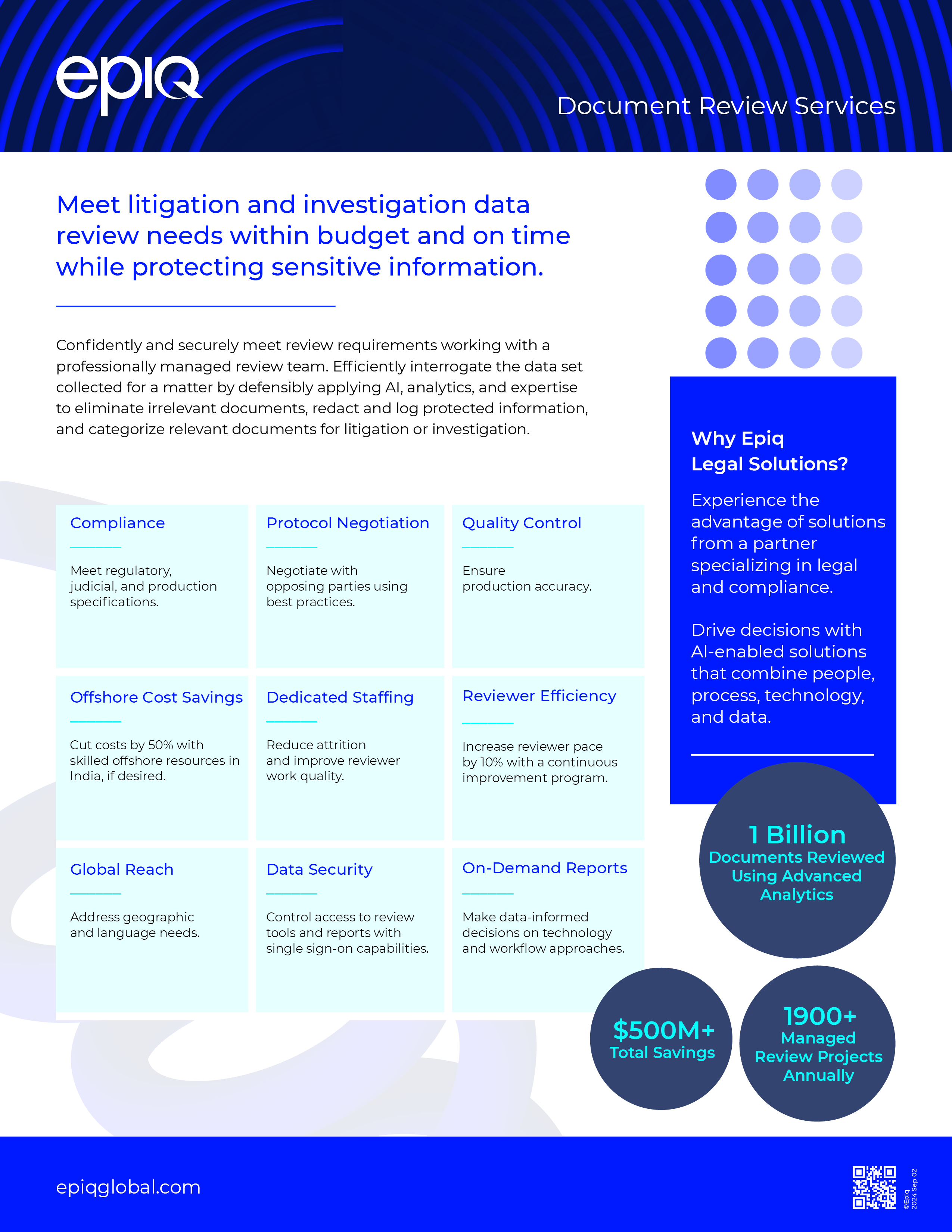 Document Review Services Solution Brief