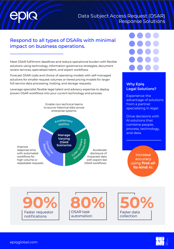 DSAR Solution Brief